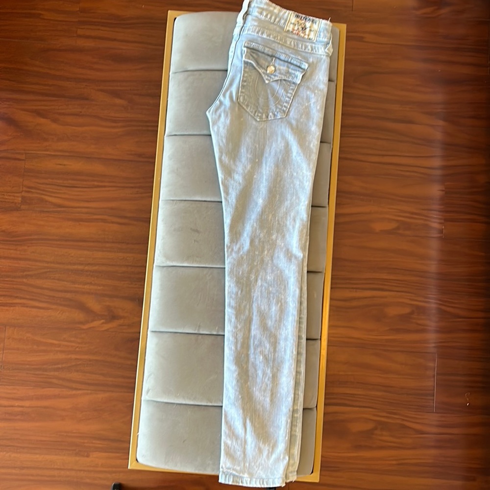Woman’s True Religion Jeans, baby blue